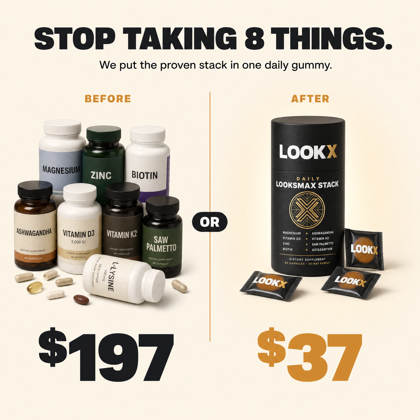 LOOKX Daily LooksMax Stack