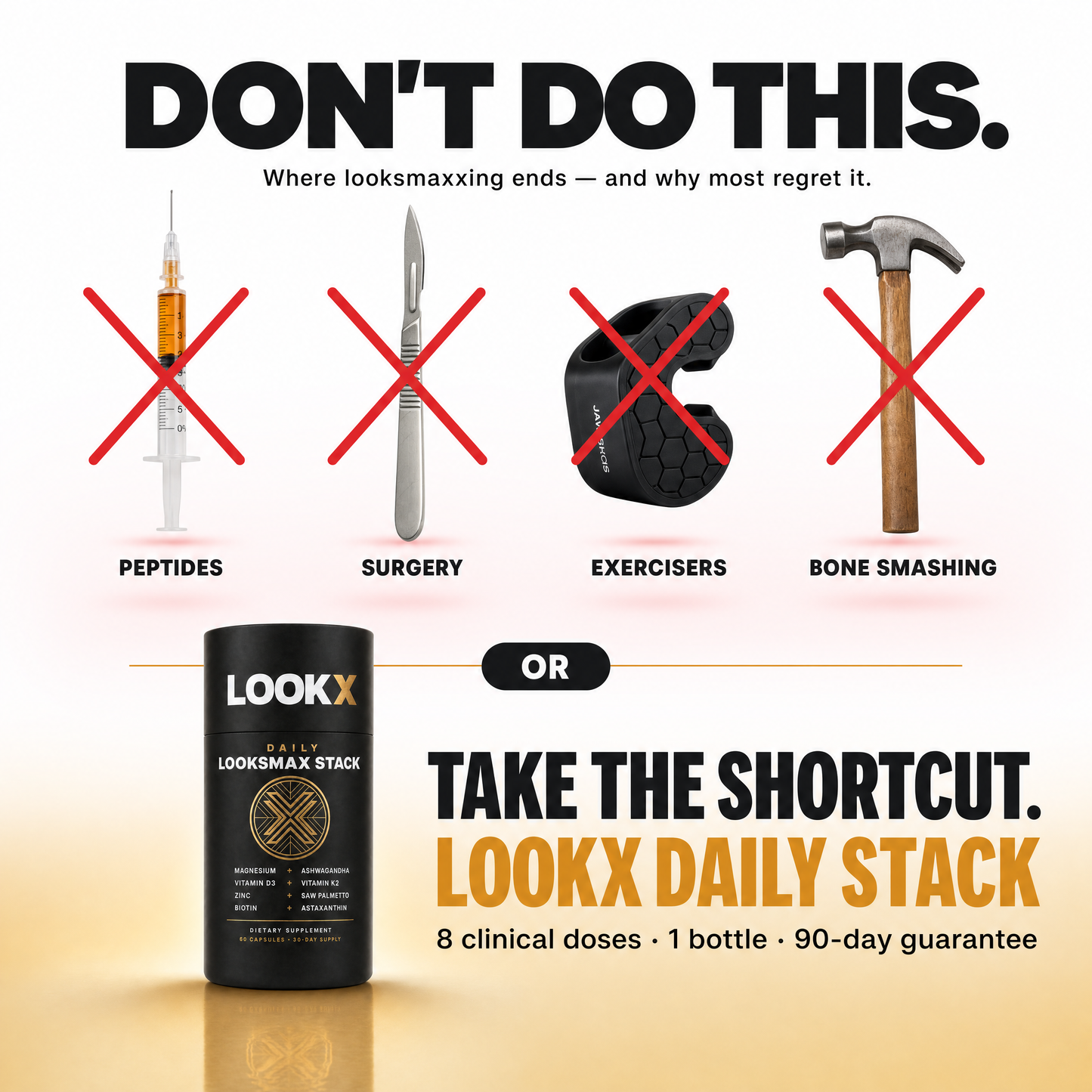 LOOKX Daily LooksMax Stack